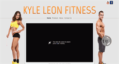 Desktop Screenshot of kyleleonfitness.com